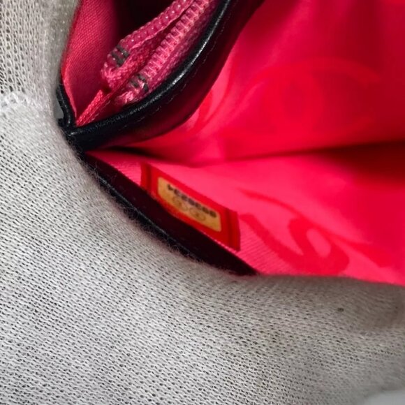 CHANEL Cambon Line CC CC Mark Compact wallet Folded wallet Leather Black/White - Picture 12 of 15